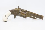 Nice GOLD FINISHED Antique SMITH & WESSON Number 1-1/2 “NEW MODEL” Revolver ENGRAVED .32 Cal. S&W WILD WEST/FRONTIER Revolver - 14 of 17