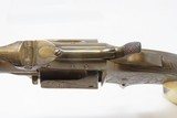 Nice GOLD FINISHED Antique SMITH & WESSON Number 1-1/2 “NEW MODEL” Revolver ENGRAVED .32 Cal. S&W WILD WEST/FRONTIER Revolver - 8 of 17