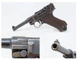 c1920s DWM GERMAN LUGER Pistol 7.65x21mm C&R
Smaller Caliber Forced Under the TREATY OF VERSAILLES - 1 of 21