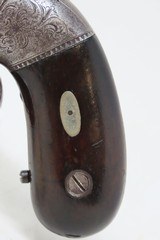 1840s mfr. BROADWAY NYC ALLEN & THURBER .31 Cal. PEPPERBOX Revolver Antique J.G. Bolen NEW YORK RETAILER Marked - 3 of 17