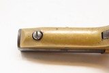 CIVIL WAR Era Antique C. SHARPS .22 PEPPERBOX Wild West RIVERBOAT GAMBLERMfg. 1859-74 Model 1 Pocket Pepperbox Revolver - 12 of 17