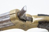 CIVIL WAR Era Antique C. SHARPS .22 PEPPERBOX Wild West RIVERBOAT GAMBLERMfg. 1859-74 Model 1 Pocket Pepperbox Revolver - 7 of 17
