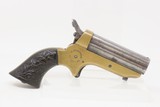 CIVIL WAR Era Antique C. SHARPS .22 PEPPERBOX Wild West RIVERBOAT GAMBLERMfg. 1859-74 Model 1 Pocket Pepperbox Revolver - 14 of 17
