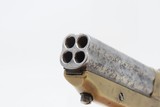 CIVIL WAR Era Antique C. SHARPS .22 PEPPERBOX Wild West RIVERBOAT GAMBLERMfg. 1859-74 Model 1 Pocket Pepperbox Revolver - 9 of 17
