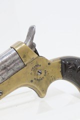 CIVIL WAR Era Antique C. SHARPS .22 PEPPERBOX Wild West RIVERBOAT GAMBLERMfg. 1859-74 Model 1 Pocket Pepperbox Revolver - 4 of 17