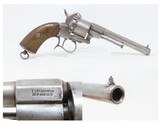 E. LEFAUCHEUX Patent Antique BELGIAN 11mm DA PINFIRE Revolver LIEGE Proofed Mid-19th Century SELF DEFENSE Conceal/Carry Gun - 1 of 21