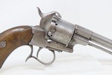 E. LEFAUCHEUX Patent Antique BELGIAN 11mm DA PINFIRE Revolver LIEGE Proofed Mid-19th Century SELF DEFENSE Conceal/Carry Gun - 4 of 21