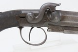 ENGRAVED Antique BRITISH Boxlock .69 “MANSTOPPER” Percussion BELT Pistol
Mid-1800s Foreward Facing Spur SIDEHAMMER Pistol - 4 of 18
