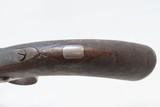 ENGRAVED Antique BRITISH Boxlock .69 “MANSTOPPER” Percussion BELT Pistol
Mid-1800s Foreward Facing Spur SIDEHAMMER Pistol - 7 of 18