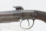 ENGRAVED Antique BRITISH Boxlock .69 “MANSTOPPER” Percussion BELT Pistol
Mid-1800s Foreward Facing Spur SIDEHAMMER Pistol - 17 of 18