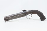 ENGRAVED Antique BRITISH Boxlock .69 “MANSTOPPER” Percussion BELT Pistol
Mid-1800s Foreward Facing Spur SIDEHAMMER Pistol - 15 of 18
