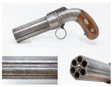 Antique ALLEN & THURBER .32 Bar Hammer PEPPERBOX Ring Trigger BELLY GUNFirst American Double Action Revolving Percussion Pistol - 1 of 18