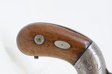 Antique ALLEN & THURBER .32 Bar Hammer PEPPERBOX Ring Trigger BELLY GUNFirst American Double Action Revolving Percussion Pistol - 16 of 18