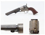 ANTEBELLUM Antique Pre-CIVIL WAR COLT M1849 Perc. POCKET Revolver FRONTIERPre-Civil War Revolver Used into the WILD WEST - 1 of 20