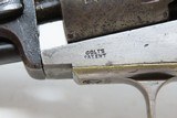 ANTEBELLUM Antique Pre-CIVIL WAR COLT M1849 Perc. POCKET Revolver FRONTIERPre-Civil War Revolver Used into the WILD WEST - 6 of 20