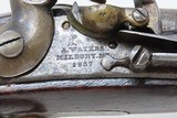 Antique ASA WATERS U.S. Model 1836 .54 Caliber Smoothbore FLINTLOCK Pistol
STANDARD ISSUE of the MEXICAN-AMERICAN WAR! - 6 of 19
