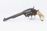 c1886 COLT FRONTIER SIX-SHOOTER Model 1878 .44-40 WCF Revolver Antique With Solid BONE Grips! - 2 of 18