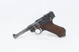 WORLD WAR I 1918 Dated DWM German LUGER PISTOL P.08 9x19mm HARDMAN C&R With HOLSTER, EXTRA MAGAZINE, and Takedown Tool - 4 of 23