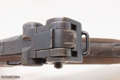 WORLD WAR I 1918 Dated DWM German LUGER PISTOL P.08 9x19mm HARDMAN C&R With HOLSTER, EXTRA MAGAZINE, and Takedown Tool - Image 10 of 23