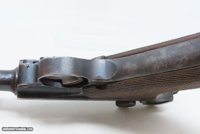 WORLD WAR I 1918 Dated DWM German LUGER PISTOL P.08 9x19mm HARDMAN C&R With HOLSTER, EXTRA MAGAZINE, and Takedown Tool - Image 17 of 23