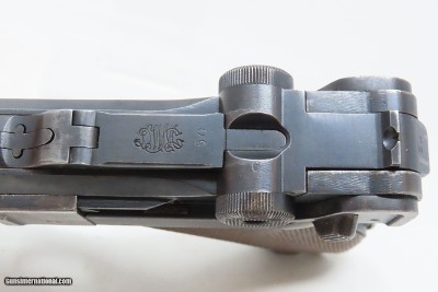 WORLD WAR I 1918 Dated DWM German LUGER PISTOL P.08 9x19mm HARDMAN C&R With HOLSTER, EXTRA MAGAZINE, and Takedown Tool - Image 11 of 23