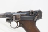 WORLD WAR I 1918 Dated DWM German LUGER PISTOL P.08 9x19mm HARDMAN C&R With HOLSTER, EXTRA MAGAZINE, and Takedown Tool - 6 of 23