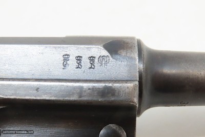 WORLD WAR I 1918 Dated DWM German LUGER PISTOL P.08 9x19mm HARDMAN C&R With HOLSTER, EXTRA MAGAZINE, and Takedown Tool - Image 19 of 23