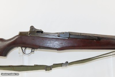 KOREA WORLD WAR II SPRINGFIELD U.S. M1 GARAND .30-06 Infantry Rifle C&Rc1944 mfr. w/BAYONET, SHEATH, 9 CLIPS - Image 16 of 20