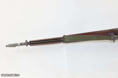 KOREA WORLD WAR II SPRINGFIELD U.S. M1 GARAND .30-06 Infantry Rifle C&Rc1944 mfr. w/BAYONET, SHEATH, 9 CLIPS - Image 8 of 20