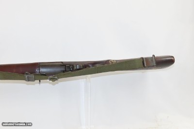 KOREA WORLD WAR II SPRINGFIELD U.S. M1 GARAND .30-06 Infantry Rifle C&Rc1944 mfr. w/BAYONET, SHEATH, 9 CLIPS - Image 7 of 20