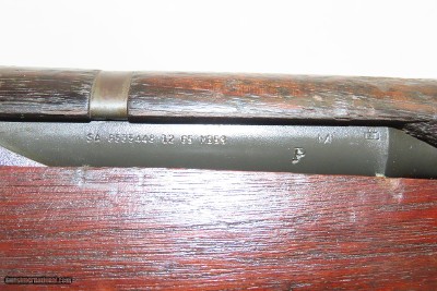 KOREA WORLD WAR II SPRINGFIELD U.S. M1 GARAND .30-06 Infantry Rifle C&Rc1944 mfr. w/BAYONET, SHEATH, 9 CLIPS - Image 18 of 20