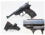 World War II WALTHER “ac/40” Code P.38 GERMAN MILITARY C&R Pistol Replacement for the LUGER w/HOLSTER & EXTRA MAGAZINE