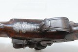 EUROPEAN .50 Caliber FLINTLOCK SELF DEFENSE Pistol ENGRAVED Antique Likely French Pocket Pistol - 11 of 16