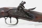 EUROPEAN .50 Caliber FLINTLOCK SELF DEFENSE Pistol ENGRAVED Antique Likely French Pocket Pistol - 4 of 16