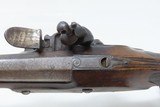 EUROPEAN .50 Caliber FLINTLOCK SELF DEFENSE Pistol ENGRAVED Antique Likely French Pocket Pistol - 8 of 16