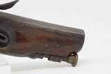 EUROPEAN .50 Caliber FLINTLOCK SELF DEFENSE Pistol ENGRAVED Antique Likely French Pocket Pistol - 5 of 16