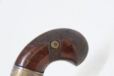 SCARCE Post-CIVIL WAR Antique NATIONAL ARMS No. 2 “AW” Marked .41 WILD WEST Nicely Engraved SWIVEL BARREL Pre-Colt Pistol - 3 of 18