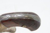 SCARCE Post-CIVIL WAR Antique NATIONAL ARMS No. 2 “AW” Marked .41 WILD WEST Nicely Engraved SWIVEL BARREL Pre-Colt Pistol - 6 of 18