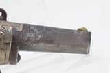 SCARCE Post-CIVIL WAR Antique NATIONAL ARMS No. 2 “AW” Marked .41 WILD WEST Nicely Engraved SWIVEL BARREL Pre-Colt Pistol - 18 of 18