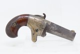 SCARCE Post-CIVIL WAR Antique NATIONAL ARMS No. 2 “AW” Marked .41 WILD WEST Nicely Engraved SWIVEL BARREL Pre-Colt Pistol - 15 of 18