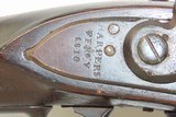 WAR of 1812 Antique U.S. HARPERS FERRY ARMORY Model 1795 FLINTLOCK MusketEarly U.S. MILITARY MUSKET Dated “1810” - 7 of 21