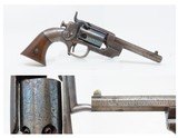 CIVIL WAR Antique ALLEN & WHEELOCK Sidehammer “POCKET” Percussion RevolverSCARCE; 1 of only 750 Made w/Great Cylinder Scene! - 1 of 15