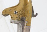 SCARCE Wild West/Frontier All Metal Antique NATIONAL ARMS “No. 1” DERINGER
ENGRAVED Post-Civil War-Era Pistol - 15 of 16