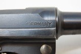 GERMAN LUGER DWM 7.65x21mm Pistol .30 Pre-WWII Prohibition C&R 1920s “Commercial” Made for US Export! - 16 of 20