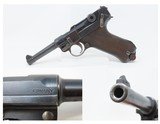 GERMAN LUGER DWM 7.65x21mm Pistol .30 Pre-WWII Prohibition C&R 1920s “Commercial” Made for US Export! - 1 of 20