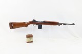 1943 World War 2 U.S. STANDARD PRODUCTS M1 Carbine .30 WWII U.S. MILITARY Rifle w/UNDERWOOD/11-43 Marked Barrel - 2 of 10