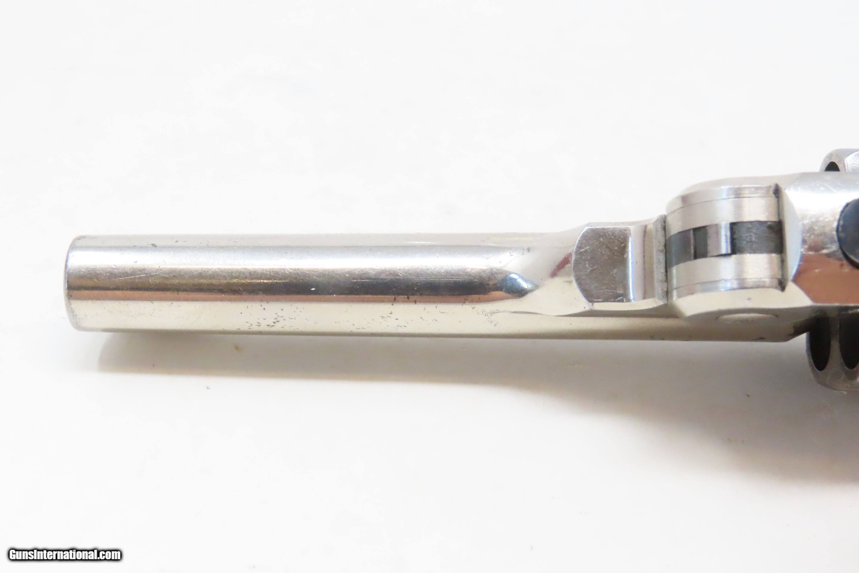 Nickel Plated w/ FACTORY BOX Smith & Wesson .32 DA Revolver