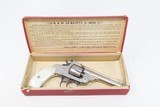 Nickel Plated w/ FACTORY BOX Smith & Wesson .32 DA Revolver C&R PEARL GRIPTURN OF THE CENTURY Self Defense Revolver - 2 of 22