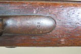 Antique US SPRINGFIELD ARMORY Model 1816 Short MusketConverted Flintlock to Percussion US Military Weapon - 9 of 25