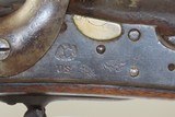 Antique US SPRINGFIELD ARMORY Model 1816 Short MusketConverted Flintlock to Percussion US Military Weapon - 5 of 25